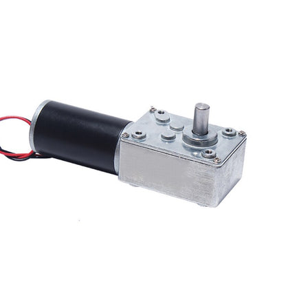 12V 24V Reduction Gear Motor Full Metal Turbine High Torque Low Speed Worm Gearbox DC Motor